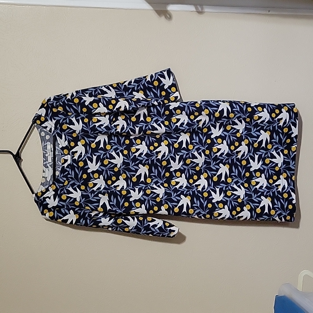 Boden Dress dove Christmas a line